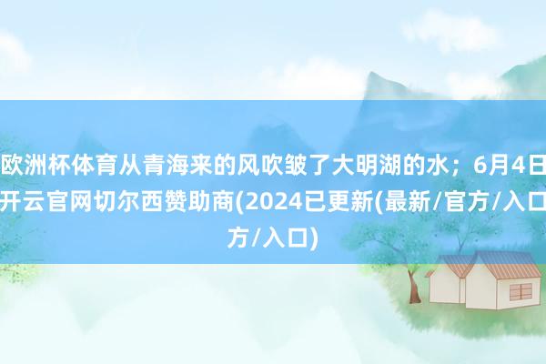 欧洲杯体育从青海来的风吹皱了大明湖的水；6月4日-开云官网切尔西赞助商(2024已更新(最新/官方/入口)