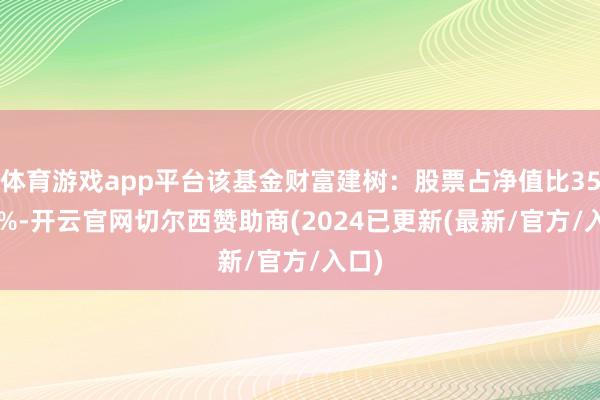 体育游戏app平台该基金财富建树：股票占净值比35.09%-开云官网切尔西赞助商(2024已更新(最新/官方/入口)